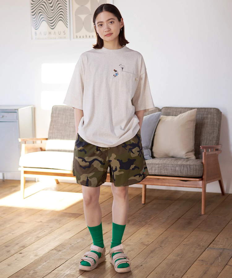 go slow caravan(ゴースローキャラバン) |DUCKSTER/ダックスター 吸水速乾天竺リラックスフィット ポケTEE《THE SHOT》(MENS)