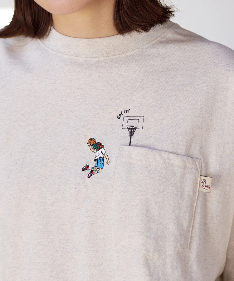 go slow caravan(ゴースローキャラバン) |DUCKSTER/ダックスター 吸水速乾天竺リラックスフィット ポケTEE《THE SHOT》(MENS)