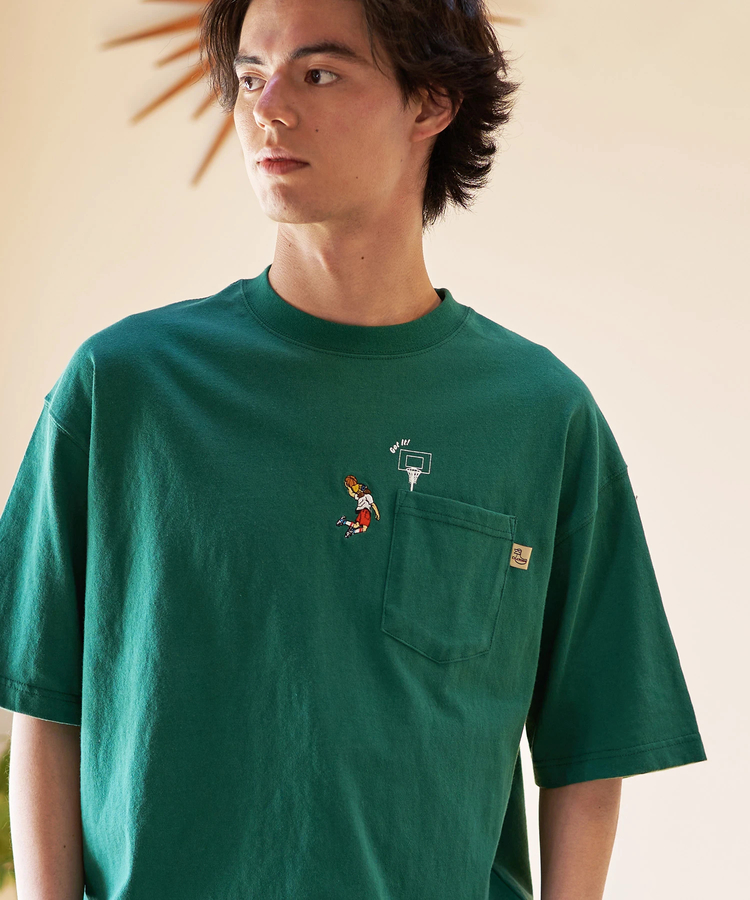 go slow caravan(ゴースローキャラバン) |DUCKSTER/ダックスター 吸水速乾天竺リラックスフィット ポケTEE《THE SHOT》(MENS)