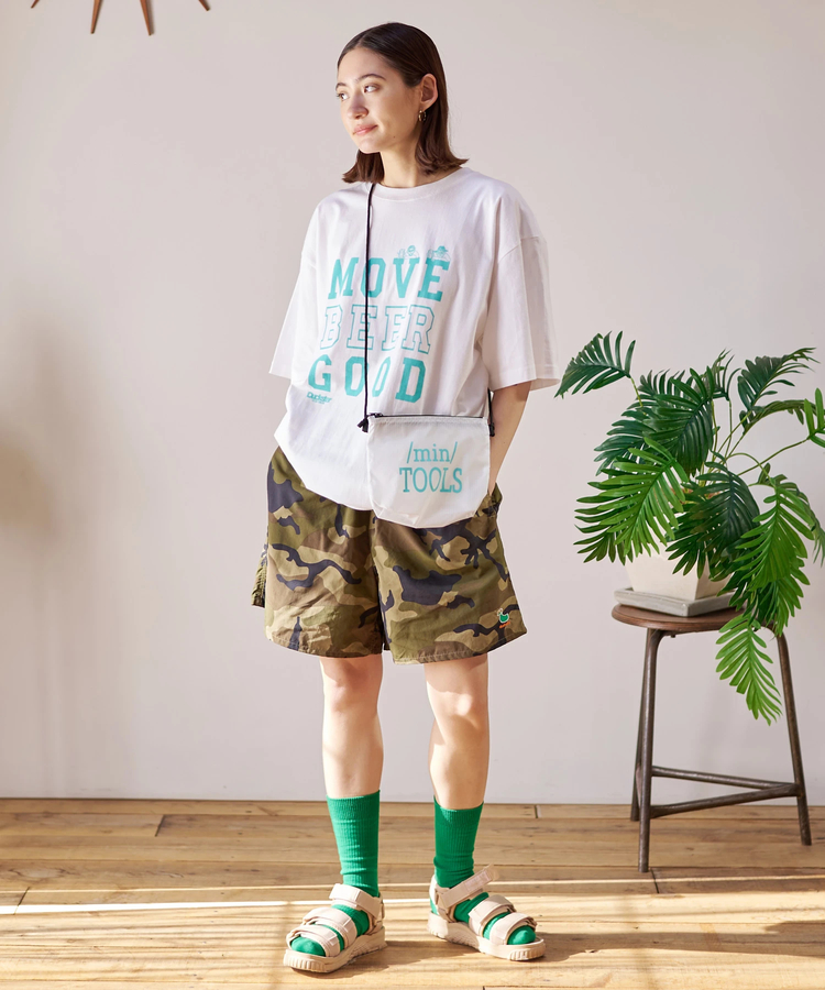 go slow caravan(ゴースローキャラバン) |DUCKSTER/ダックスター 18/-度詰め天竺 レギュラーフィット ワンマイルTEE (MENS)