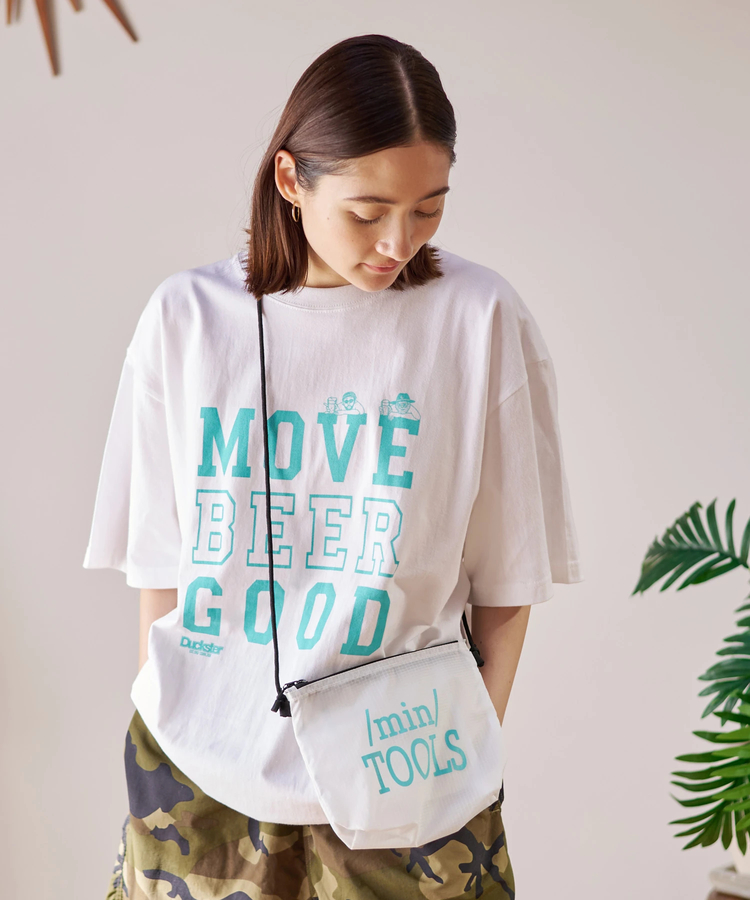 go slow caravan(ゴースローキャラバン) |DUCKSTER/ダックスター 18/-度詰め天竺 レギュラーフィット ワンマイルTEE (MENS)