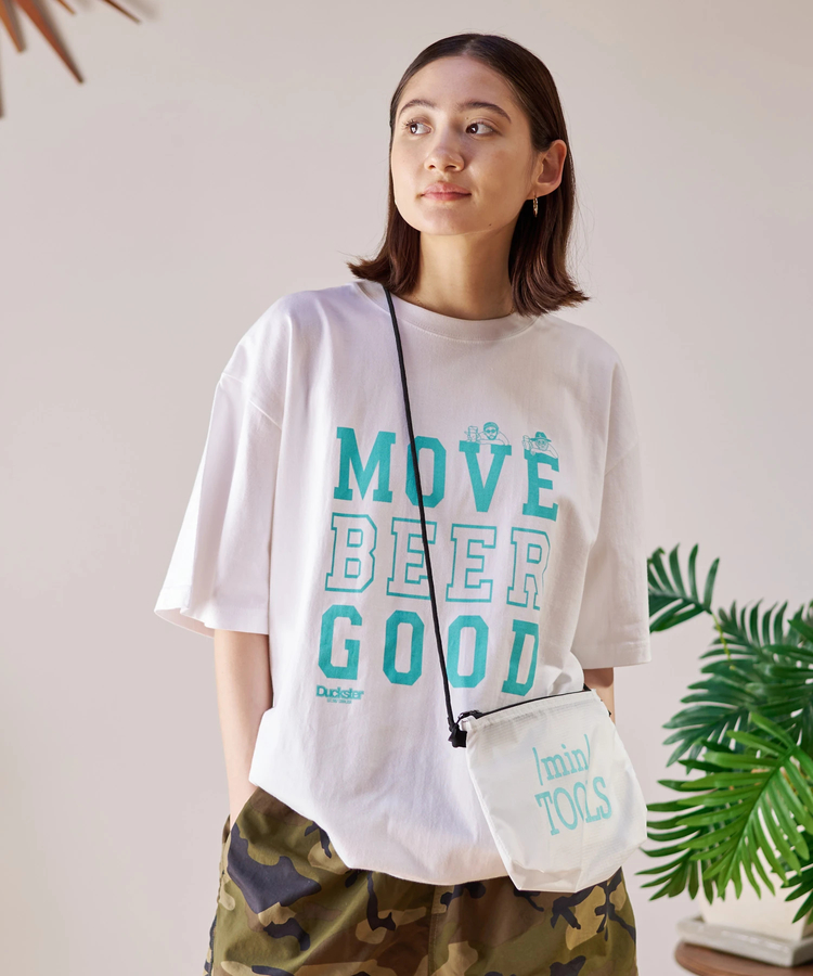 go slow caravan(ゴースローキャラバン) |DUCKSTER/ダックスター 18/-度詰め天竺 レギュラーフィット ワンマイルTEE (MENS)