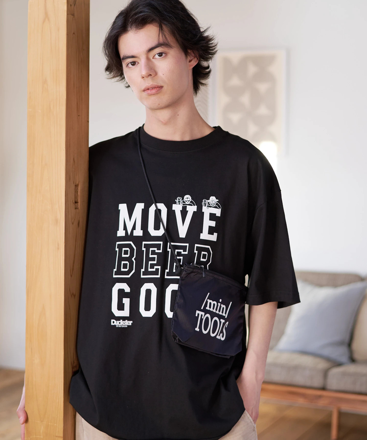 go slow caravan(ゴースローキャラバン) |DUCKSTER/ダックスター 18/-度詰め天竺 レギュラーフィット ワンマイルTEE (MENS)