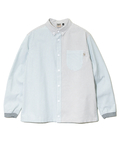 go slow caravan(ゴースローキャラバン) |DUCKSTER/ダックスター B.D配色切替ストライプシャツ (MENS)