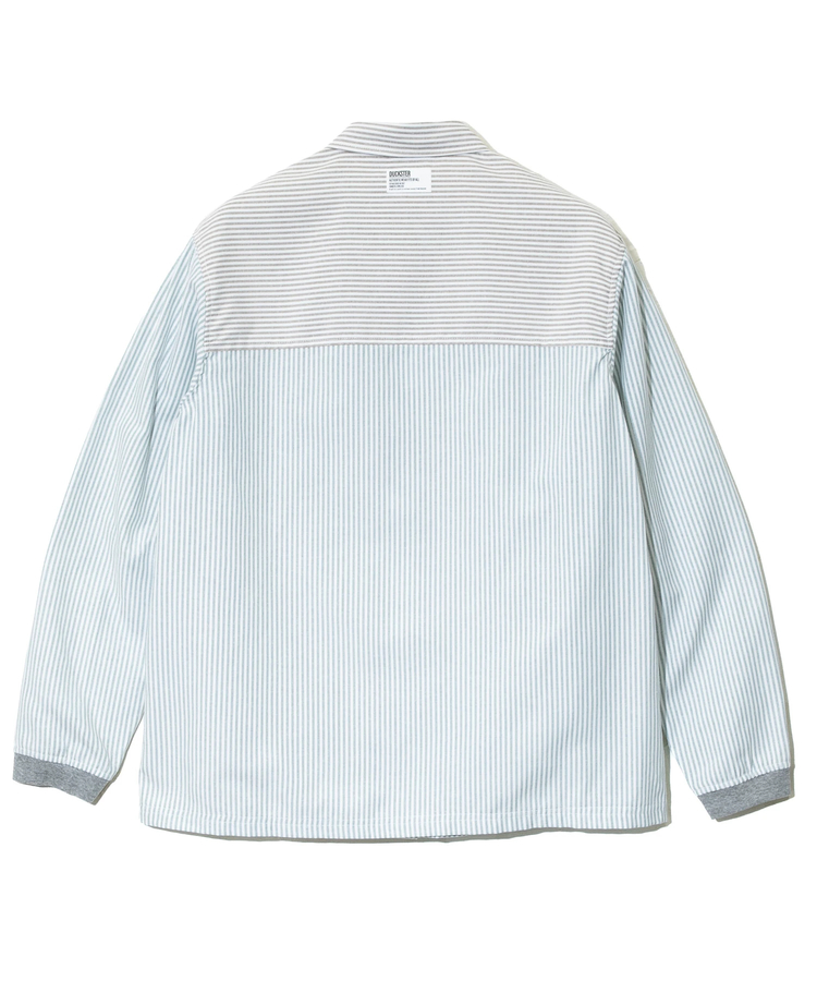 go slow caravan(ゴースローキャラバン) |DUCKSTER/ダックスター B.D配色切替ストライプシャツ (MENS)