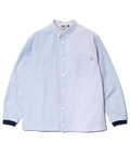 go slow caravan(ゴースローキャラバン) |DUCKSTER/ダックスター B.D配色切替ストライプシャツ (MENS)