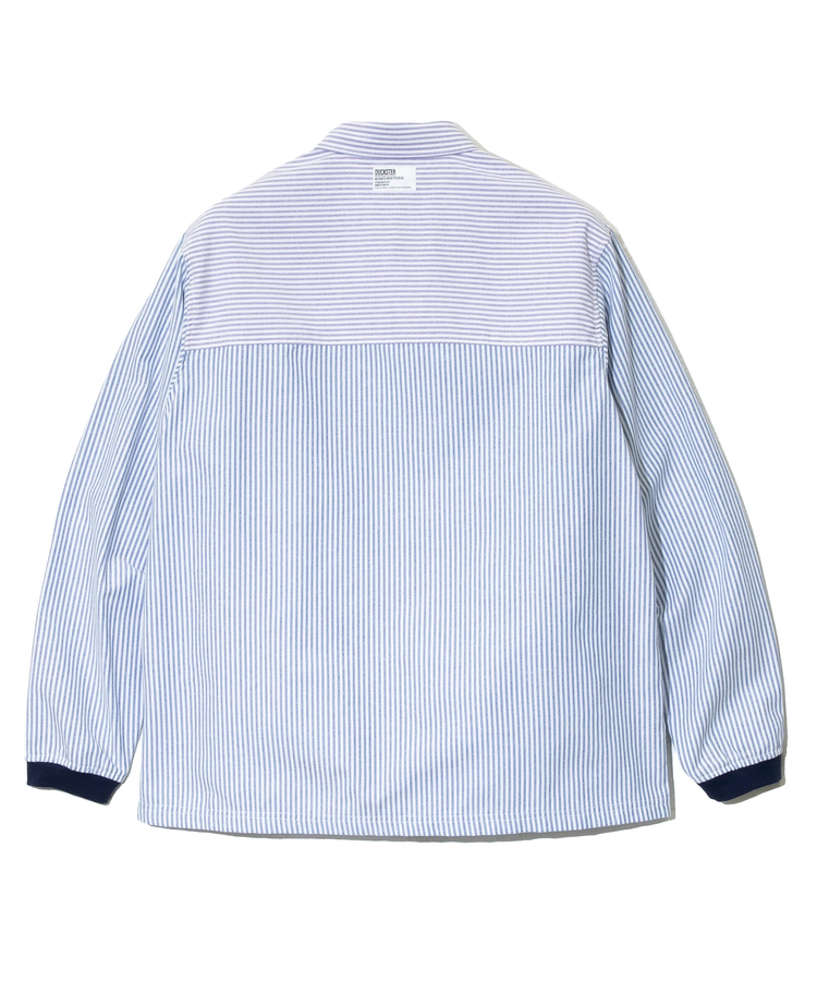go slow caravan(ゴースローキャラバン) |DUCKSTER/ダックスター B.D配色切替ストライプシャツ (MENS)