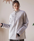 go slow caravan(ゴースローキャラバン) |DUCKSTER/ダックスター B.D配色切替ストライプシャツ (MENS)