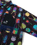 go slow caravan(ゴースローキャラバン) |ストレッチサッカー総柄プリントユーティリティーシャツ (MENS/WOMENS)