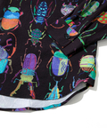 go slow caravan(ゴースローキャラバン) |ストレッチサッカー総柄プリントユーティリティーシャツ (MENS/WOMENS)