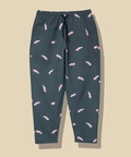 go slow caravan(ゴースローキャラバン) |ストレッチサッカー総柄プリントアンクルパンツ (MENS/WOMENS)