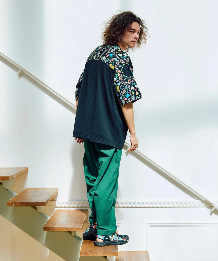 go slow caravan(ゴースローキャラバン) |ストレッチサッカーアンクルパンツ (MENS/WOMENS)