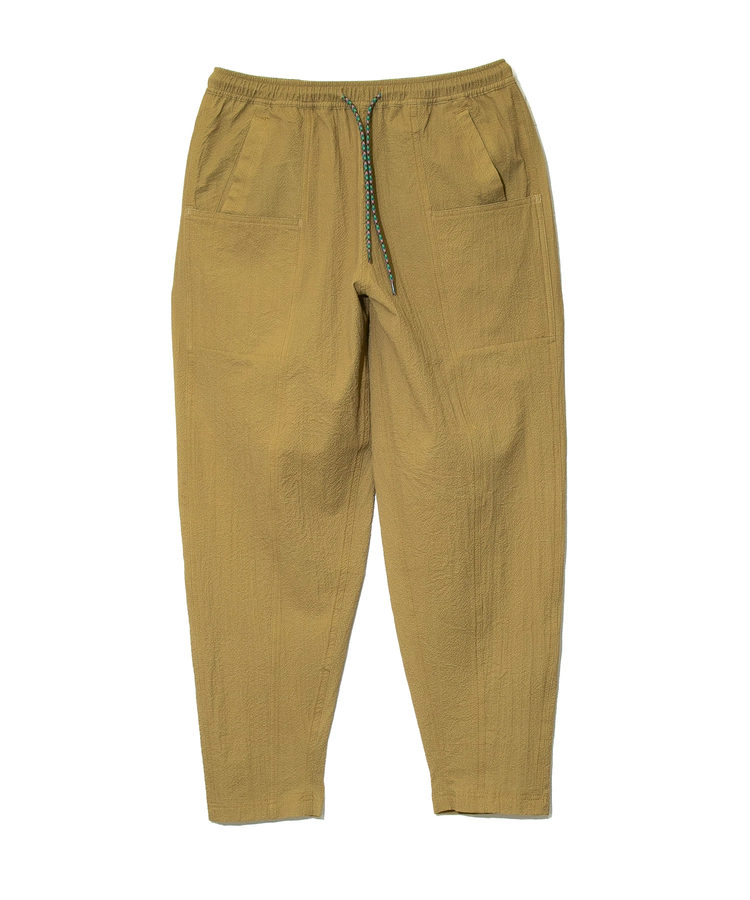 go slow caravan(ゴースローキャラバン) |ストレッチサッカーアンクルパンツ (MENS/WOMENS)