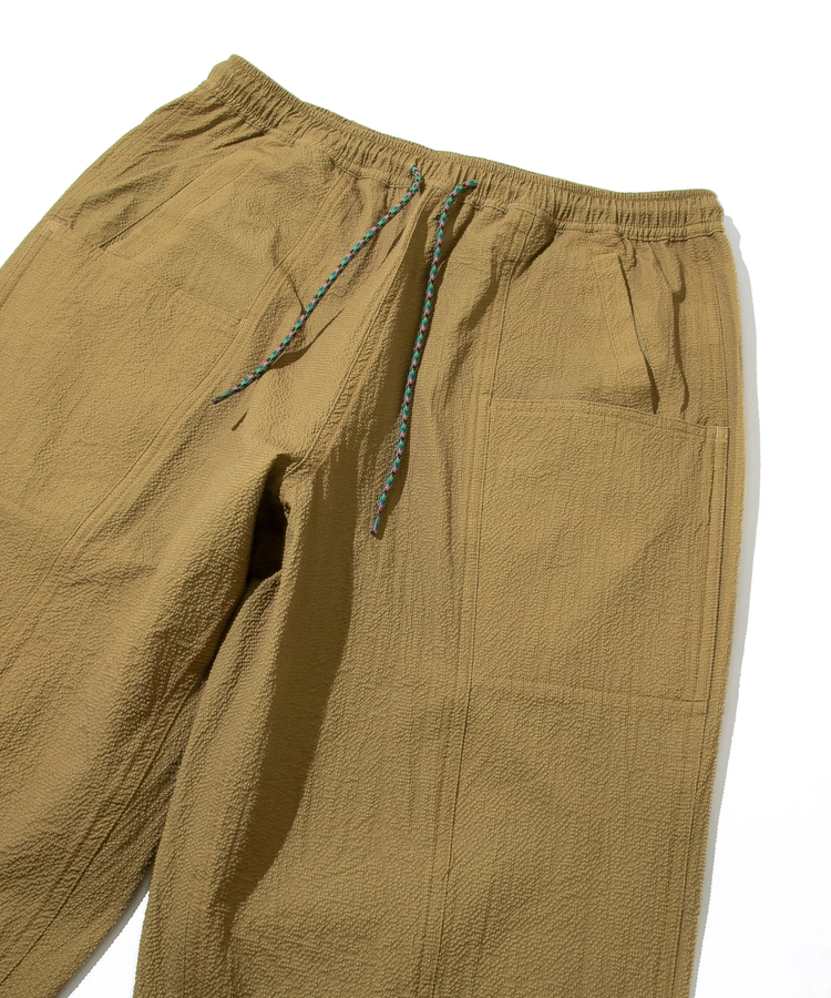 go slow caravan(ゴースローキャラバン) |ストレッチサッカーアンクルパンツ (MENS/WOMENS)