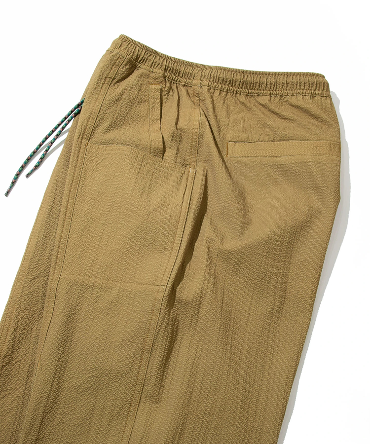 go slow caravan(ゴースローキャラバン) |ストレッチサッカーアンクルパンツ (MENS/WOMENS)