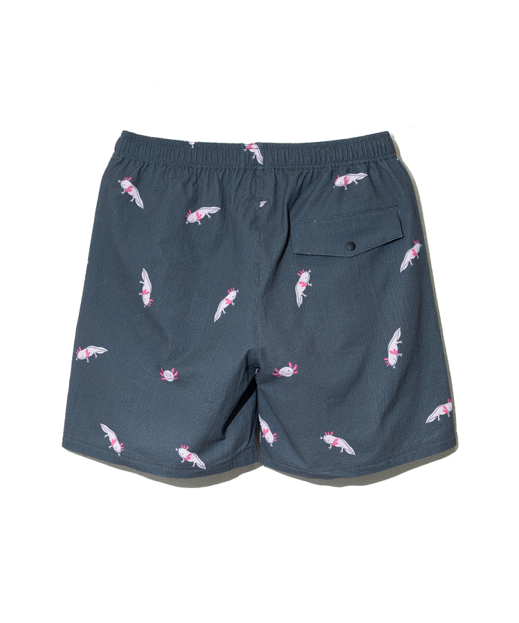 go slow caravan(ゴースローキャラバン) |ストレッチサッカー総柄プリントイージーショーツ (MENS/WOMENS)