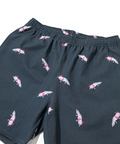 go slow caravan(ゴースローキャラバン) |ストレッチサッカー総柄プリントイージーショーツ (MENS/WOMENS)