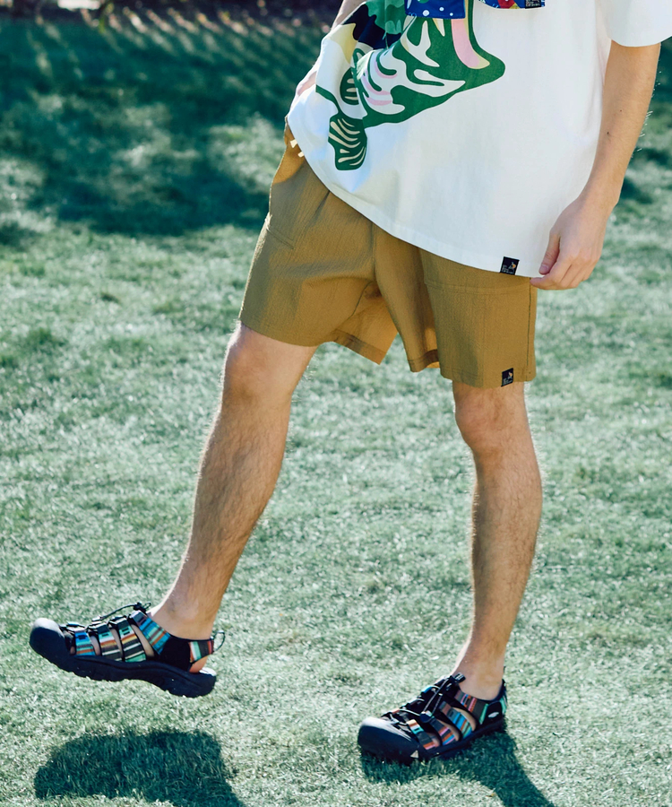 go slow caravan(ゴースローキャラバン) |ストレッチサッカーイージーショーツ (MENS)