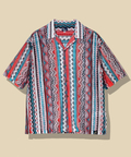 go slow caravan(ゴースローキャラバン) |透かし編みレース半袖シャツ (MENS)
