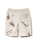 go slow caravan(ゴースローキャラバン) |ストレッチツイル断ち身プリントイージーショーツ (MENS)