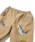 go slow caravan(ゴースローキャラバン) |ストレッチツイル断ち身プリントイージーショーツ (MENS)