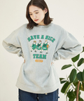 go slow caravan(ゴースローキャラバン) |DUCKSTER/ダックスター 裏起毛 クルーネックスウェット《トリオカレッジ》(MENS)