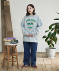 go slow caravan(ゴースローキャラバン) |DUCKSTER/ダックスター 裏起毛 クルーネックスウェット《トリオカレッジ》(MENS)