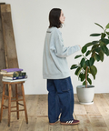 go slow caravan(ゴースローキャラバン) |DUCKSTER/ダックスター 裏起毛 クルーネックスウェット《トリオカレッジ》(MENS)