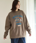 go slow caravan(ゴースローキャラバン) |DUCKSTER/ダックスター 裏起毛 クルーネックスウェット《トリオカレッジ》(MENS)