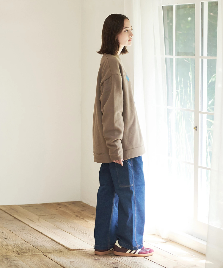 go slow caravan(ゴースローキャラバン) |DUCKSTER/ダックスター 裏起毛 クルーネックスウェット《トリオカレッジ》(MENS)