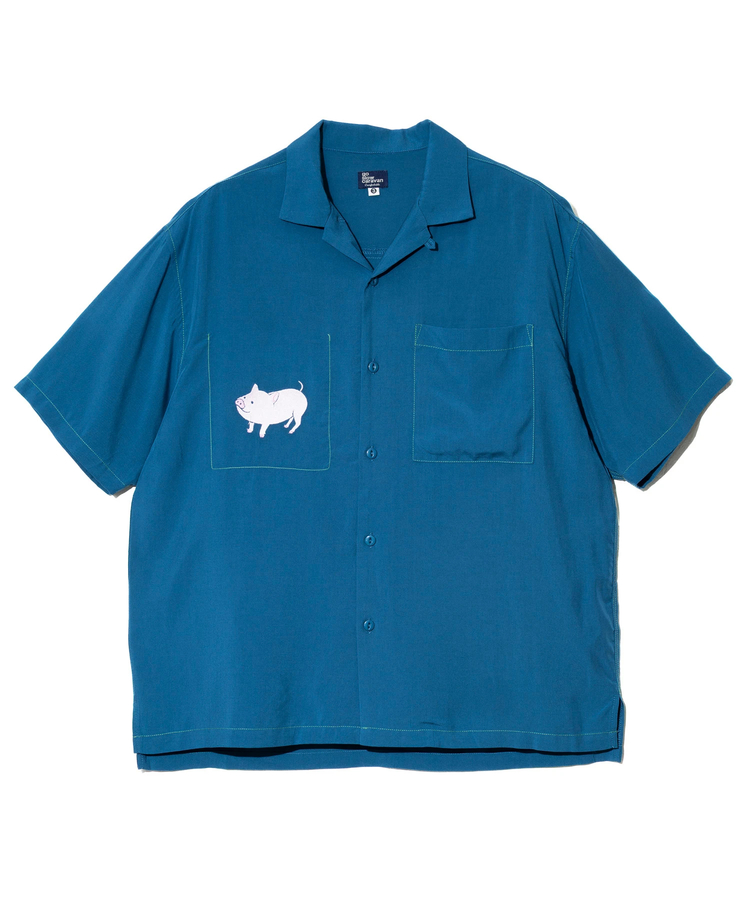 go slow caravan(ゴースローキャラバン) |T/Rワンポイント刺繍半袖O/Pシャツ (MENS/WOMENS)