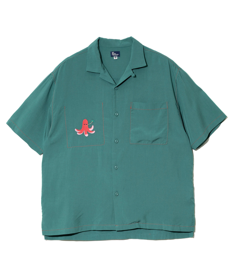 go slow caravan(ゴースローキャラバン) |T/Rワンポイント刺繍半袖O/Pシャツ (MENS/WOMENS)