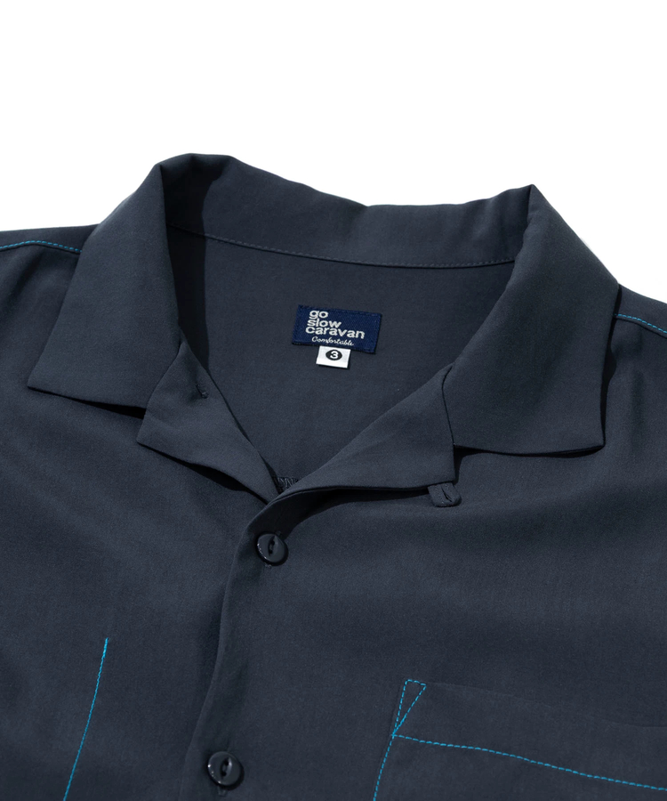 go slow caravan(ゴースローキャラバン) |T/Rワンポイント刺繍半袖O/Pシャツ (MENS/WOMENS)
