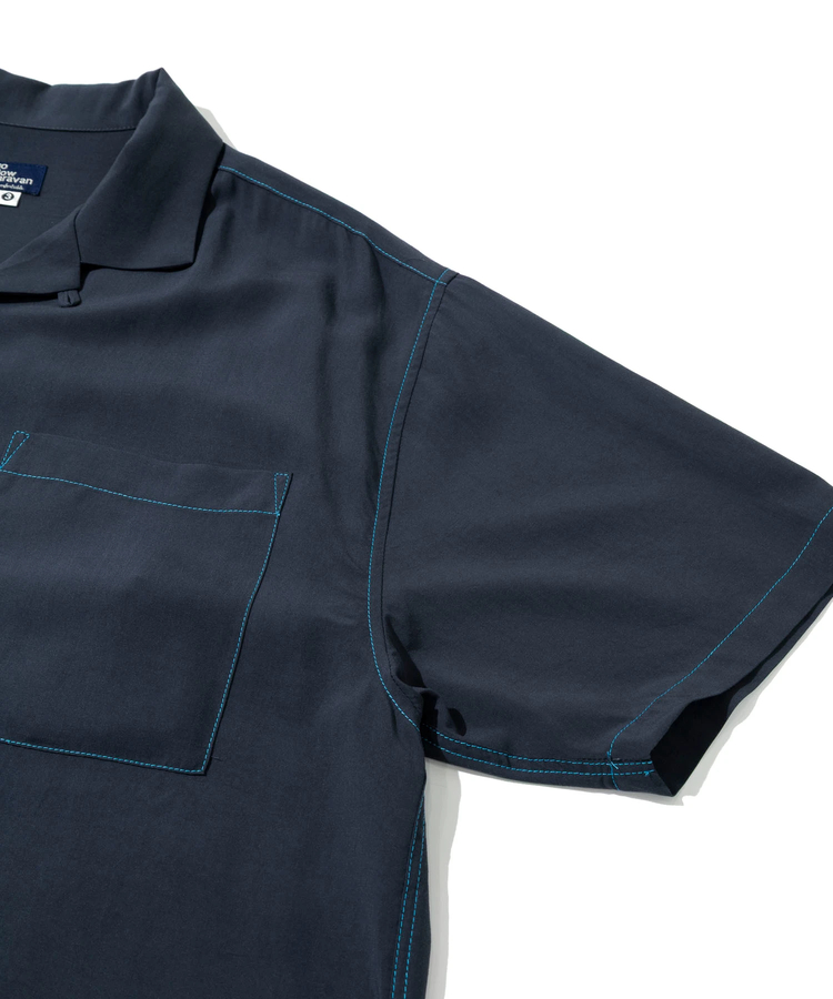 go slow caravan(ゴースローキャラバン) |T/Rワンポイント刺繍半袖O/Pシャツ (MENS/WOMENS)