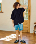 go slow caravan(ゴースローキャラバン) |シャーリングレースBIG半袖シャツ (MENS)