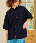 go slow caravan(ゴースローキャラバン) |シャーリングレースBIG半袖シャツ (MENS)