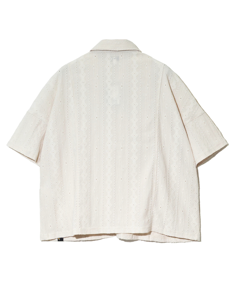 go slow caravan(ゴースローキャラバン) |シャーリングレースBIG半袖シャツ (MENS)