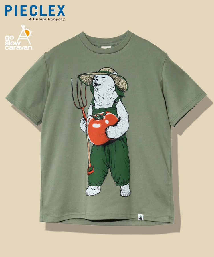 go slow caravan(ゴースローキャラバン) |PIECLEX ファーマークマ TEE (MENS/WOMENS)
