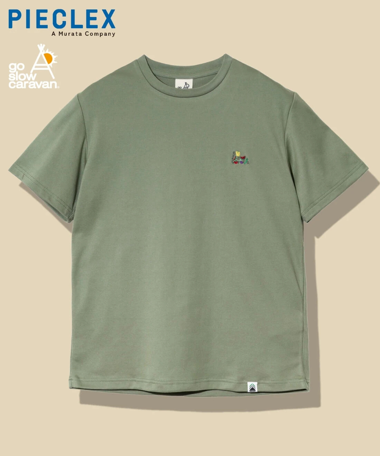 go slow caravan(ゴースローキャラバン) |PIECLEX 夏野菜刺繍 TEE (MENS)