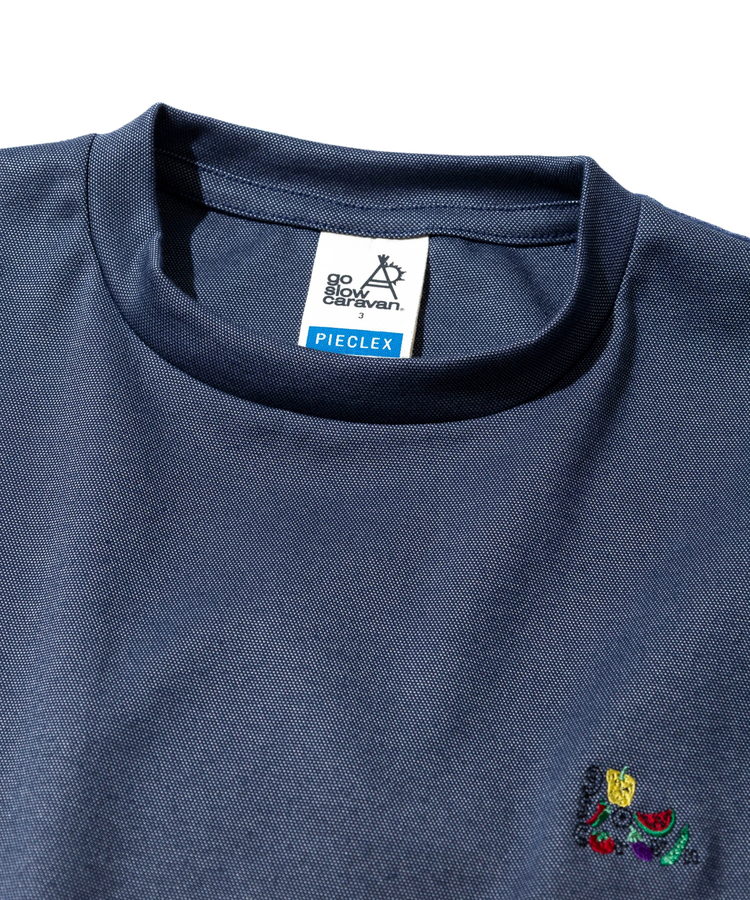 go slow caravan(ゴースローキャラバン) |PIECLEX 夏野菜刺繍 TEE (MENS)