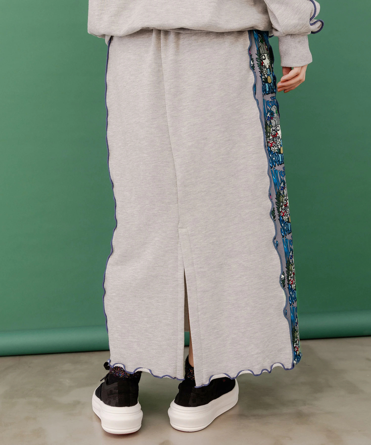 go slow caravan(ゴースローキャラバン) |ScoLar/スカラー メローステッチ裏毛SK (WOMENS)