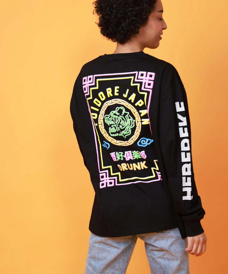go slow caravan(ゴースローキャラバン) |YOIDORE/酔いどれ ヘベレケ ネオン L/S TEE (MENS)