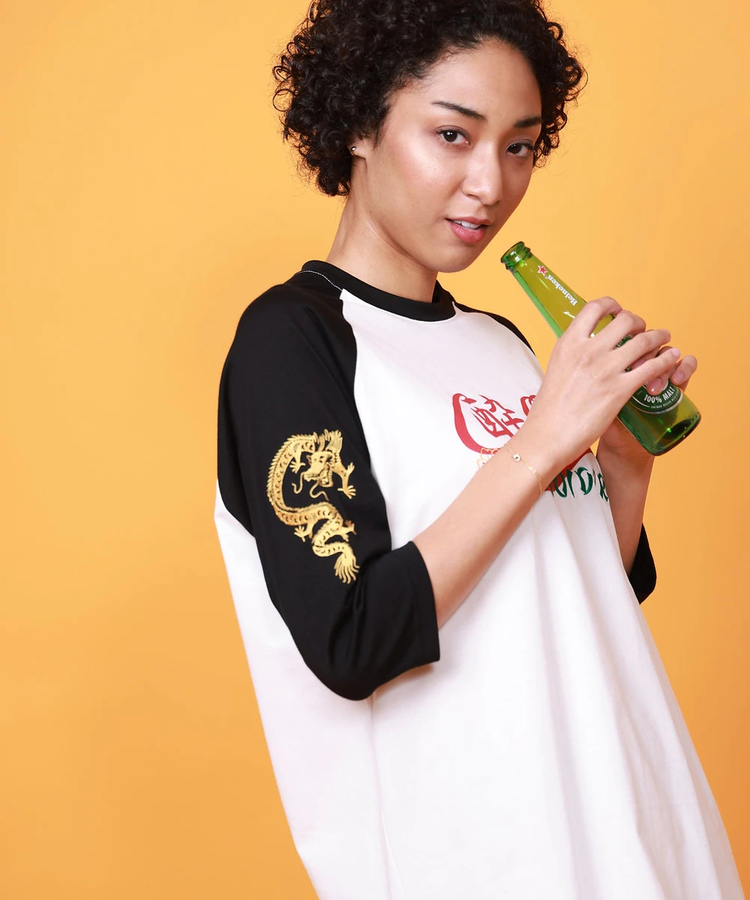 YOIDORE/酔いどれ チベタン ラグラン 7分 TEE (MENS