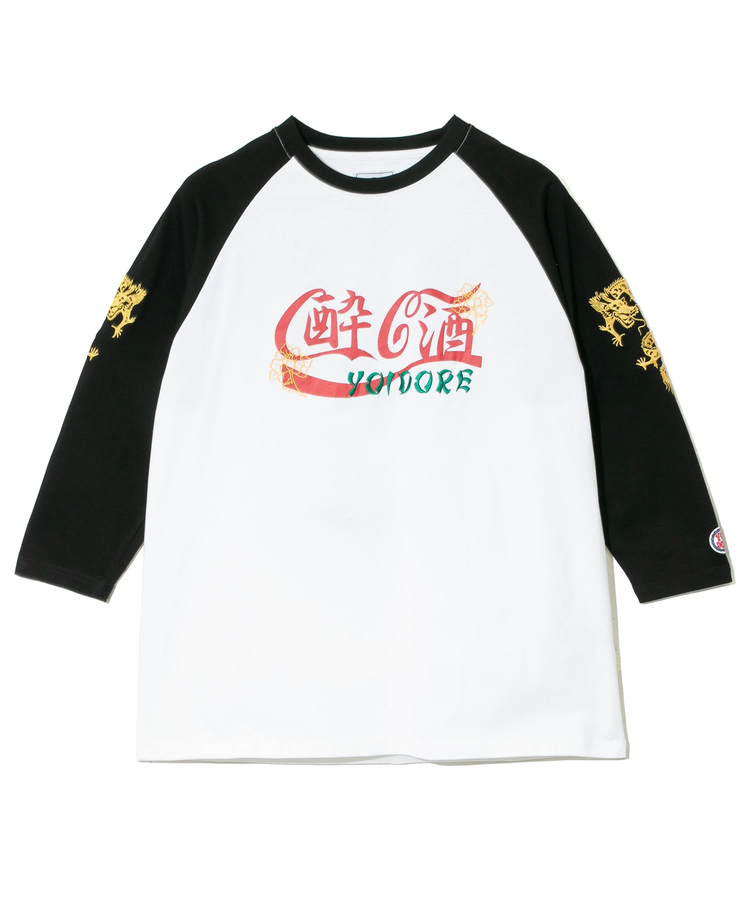 go slow caravan(ゴースローキャラバン) |YOIDORE/酔いどれ チベタン ラグラン 7分 TEE (MENS)