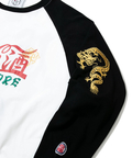 go slow caravan(ゴースローキャラバン) |YOIDORE/酔いどれ チベタン ラグラン 7分 TEE (MENS)
