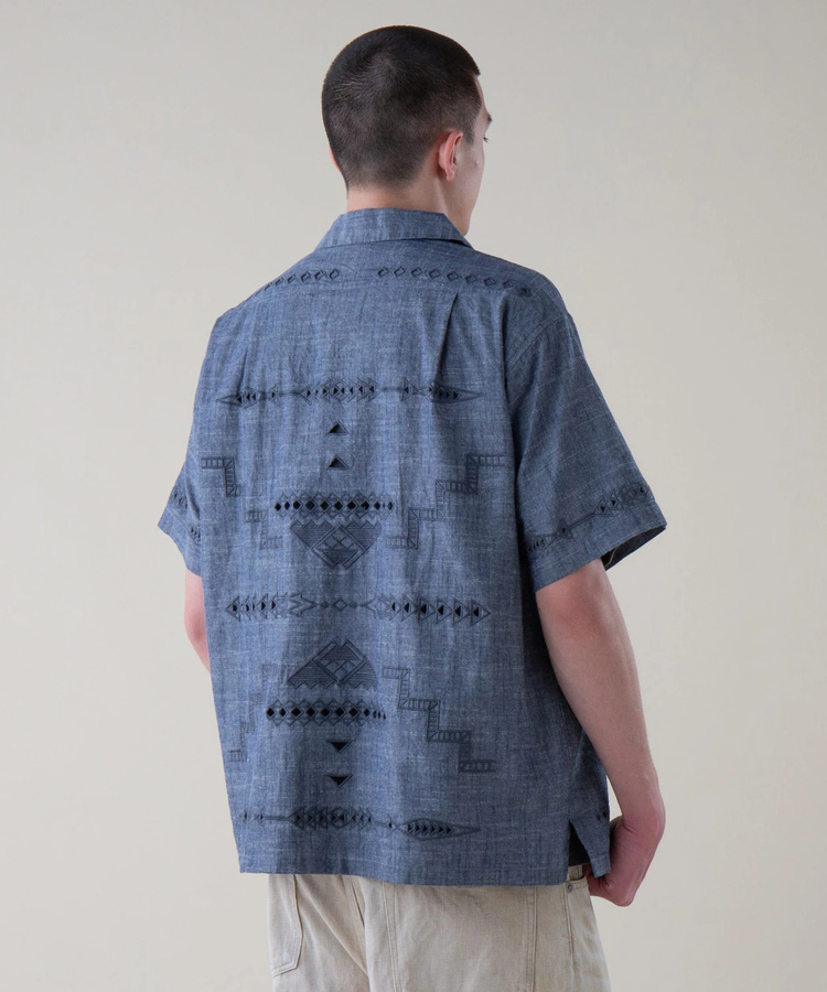 go slow caravan(ゴースローキャラバン) |PENDLETON/ペンドルトン Cut Work Open Collar Shirt SS (MENS)