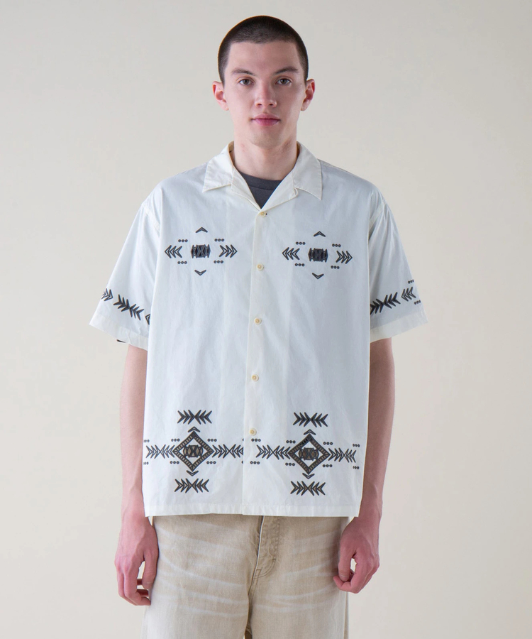 go slow caravan(ゴースローキャラバン) |PENDLETON/ペンドルトン Cut Work Open Collar Shirt SS (MENS)