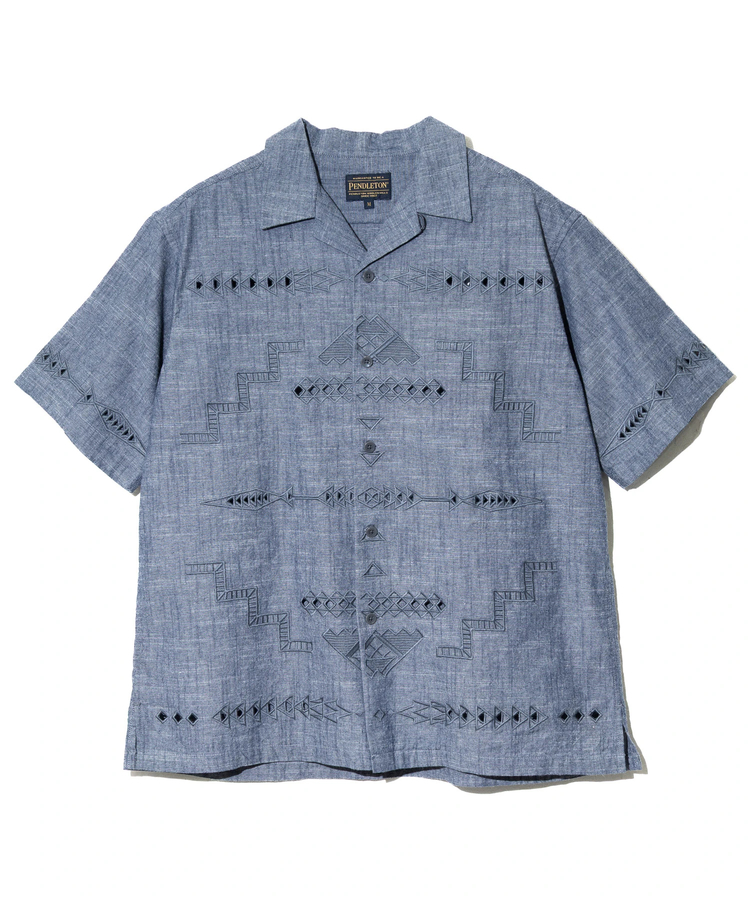 go slow caravan(ゴースローキャラバン) |PENDLETON/ペンドルトン Cut Work Open Collar Shirt SS (MENS)