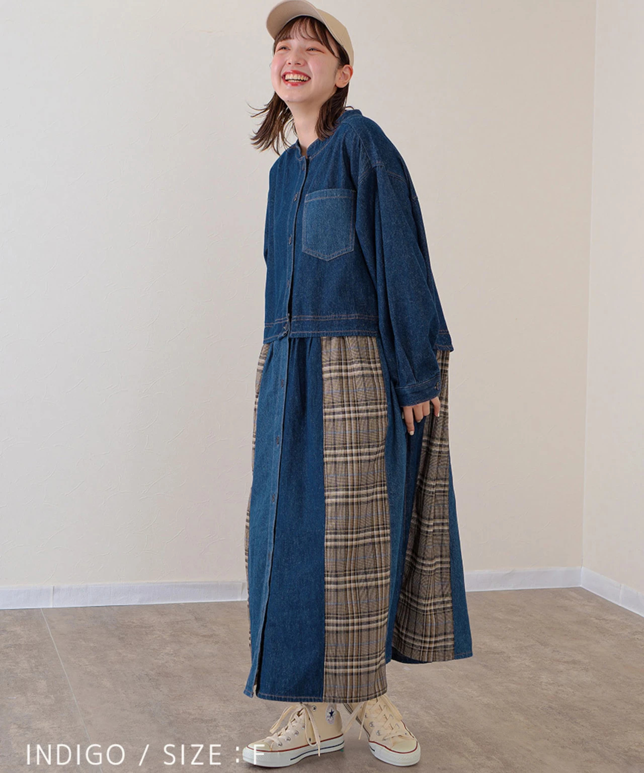 バーバリー ノバチェックワンピース 80cm