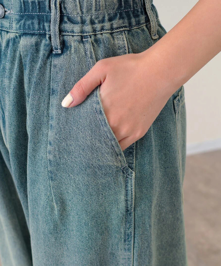 Cotopone/コトポーネ バルーンデニムパンツ (WOMENS